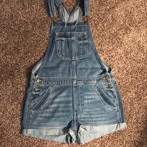 American Eagle Overall Shorts